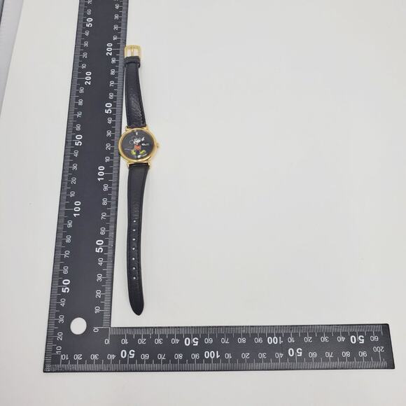Disney X Pulsar Mickey Mouse Vintage Black Women\'s Watch